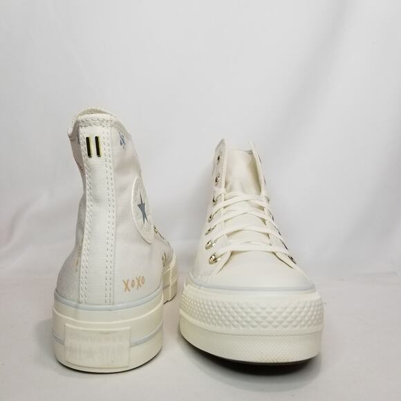 Converse Women's CTAS Lift Platform Tiny Tattoos Size 8 A07135C Vintage NWT - Picture 8 of 10